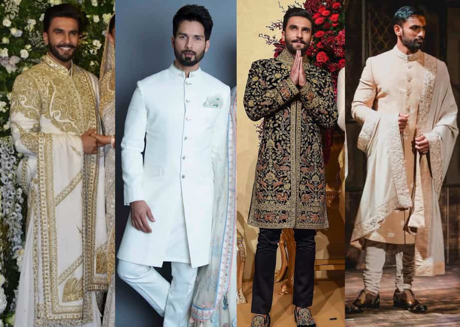 Stylish Indian Wedding Outfits for Men Sarees