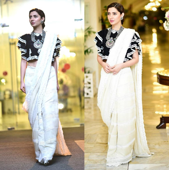 Wear a White Silk Saree to Your BFF’s Wedding Sarees